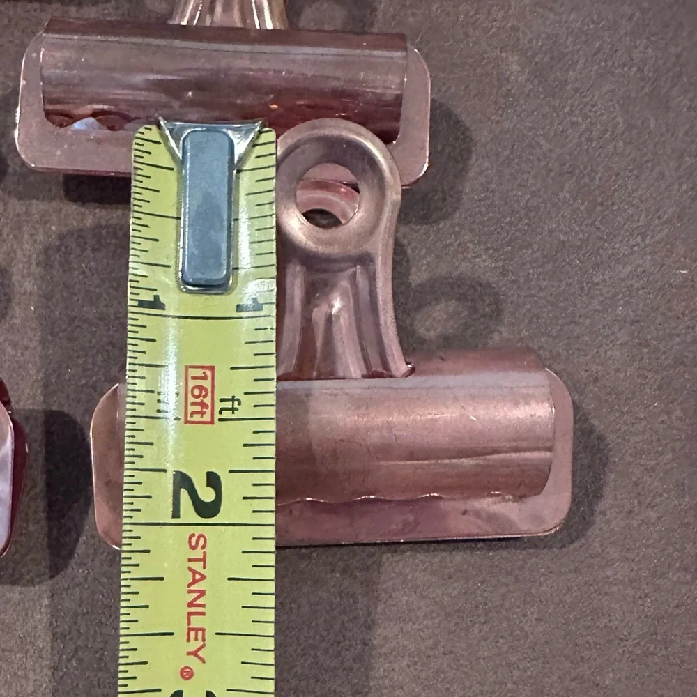 Set of 32 Urban Outfitters Copper Bulldog Clips